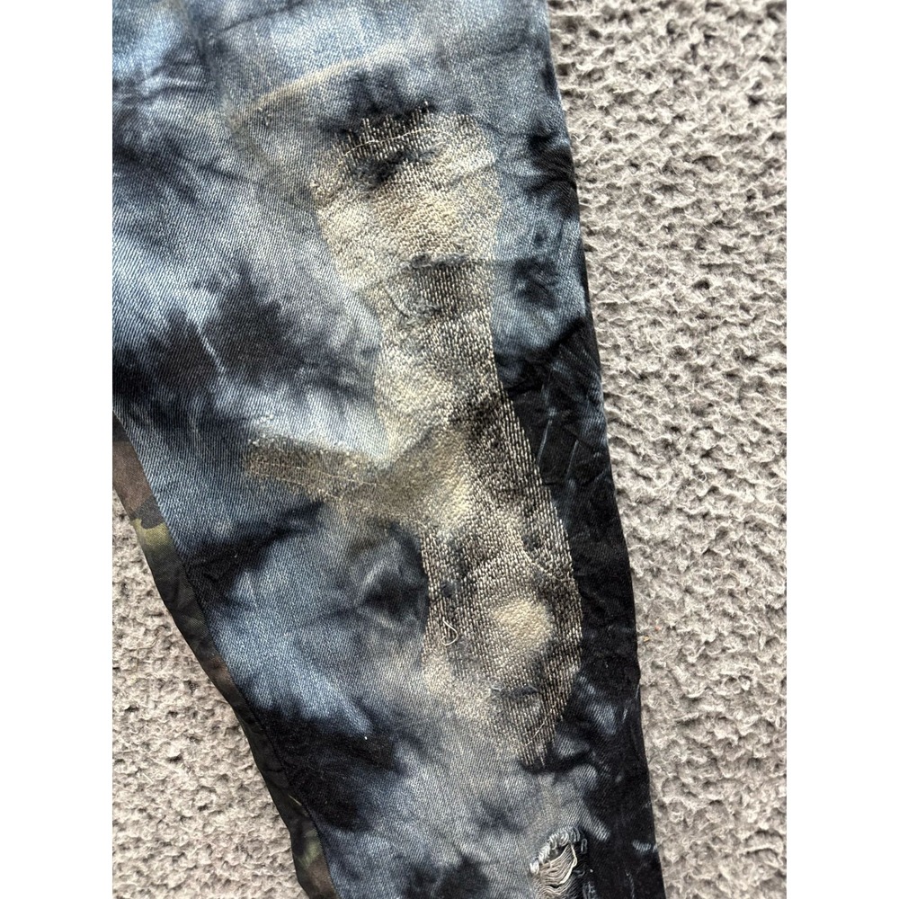 Daang Goodman Tripp‎ Nyc Distressed Camo Print Skinny Cargo Jeans Womens Size 29 - Picture 5 of 12